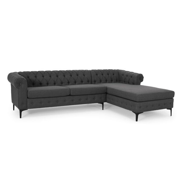 Marco Deep Button Rounded Arm Velvet Sofa Suite