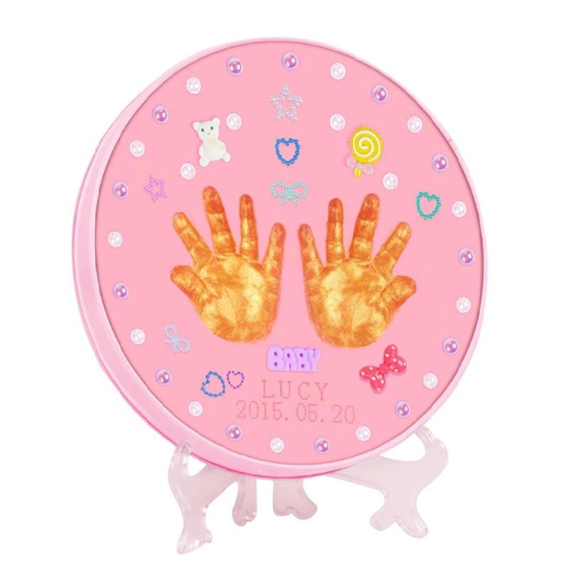 Baby Clay Handprint and Footprint Kit New Born Babies Shower Gift
