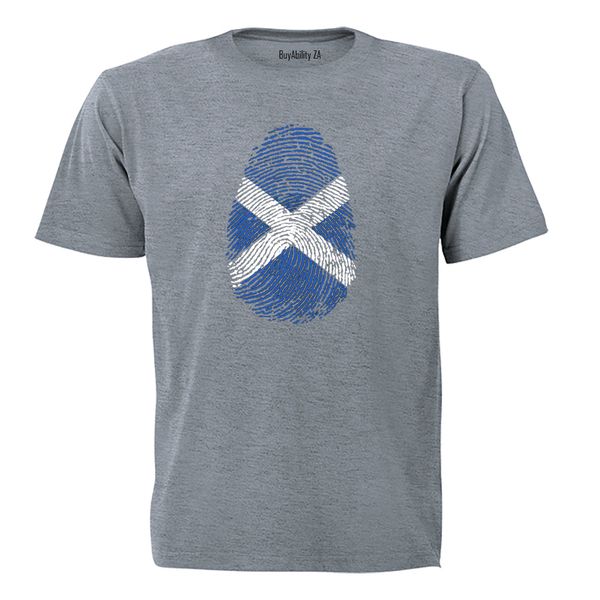 Scotland Thumbprint - Kids T-Shirt