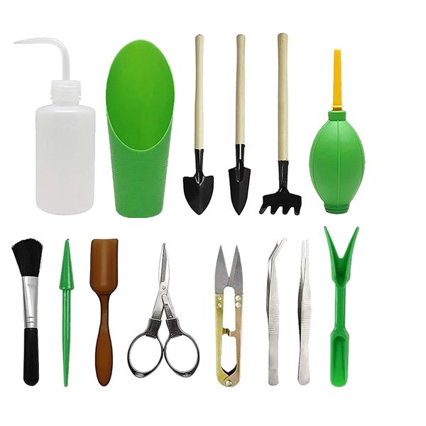 14 in 1 Mini Gardening Planting Tool Set For Bonsai Small Plants