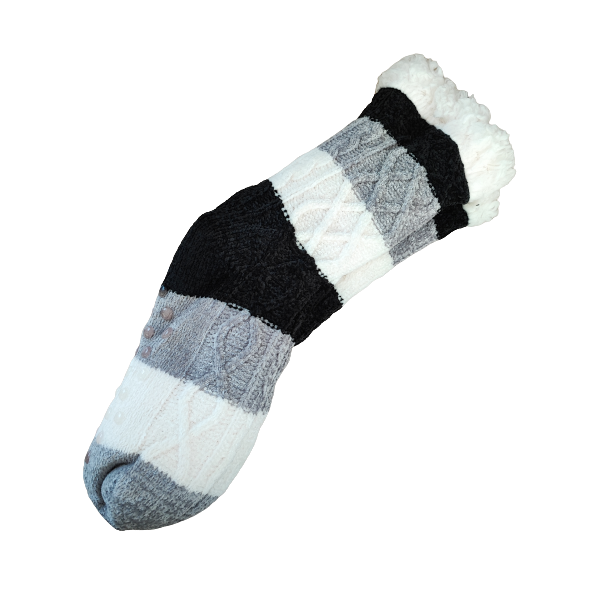 Ladies Anti-Slip Sherpa Winter Slipper Socks