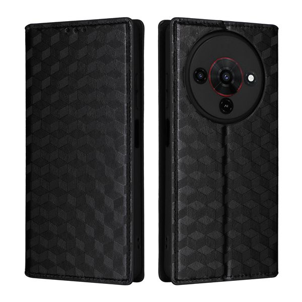 Magnetic Flip Cover Leather Case Compatible With ZTE Blade A76