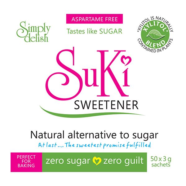 Simply Delish - SuKi - Sweetener - Sugar-Free - Sachets - 2 Pack