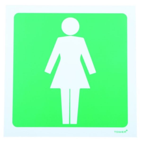 Ladies Toilet Sign 150 x 150mm