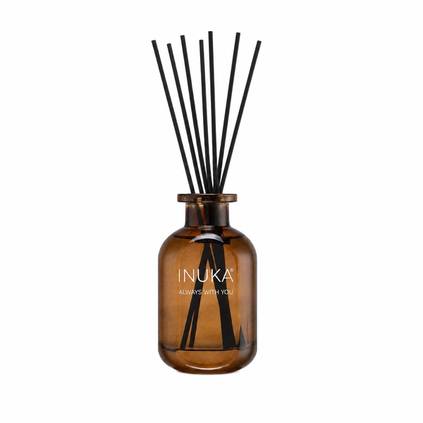 Inuka Luxury 120ml Reed Room Diffuser - Amber Aura