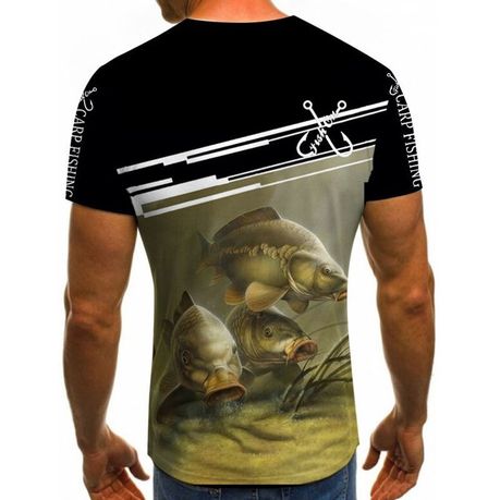 Carp Fishing Mens Vibrant T-Shirt 3D Camping Shirt, Shop Today. Get it  Tomorrow!