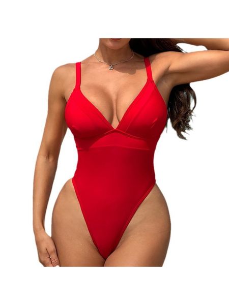 Bikini Backless Tummy Control Slimming One-Piece Swimsuit for Women