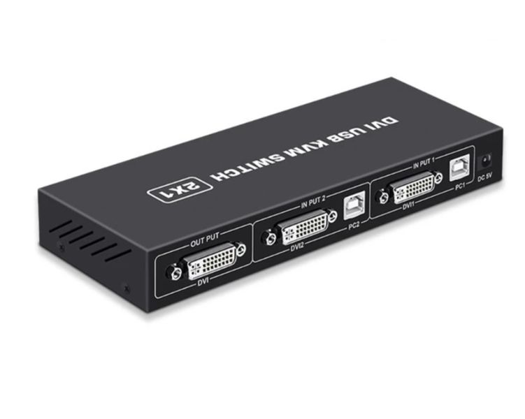 DVI USB KVM Switcher 2x1 GLS-0516