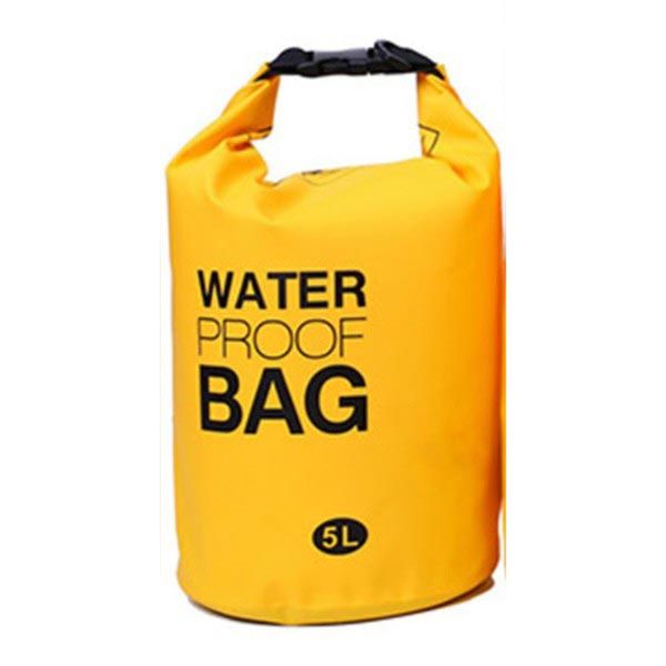 Waterproof Drybag Backpack - Outdoors - Yellow 5L