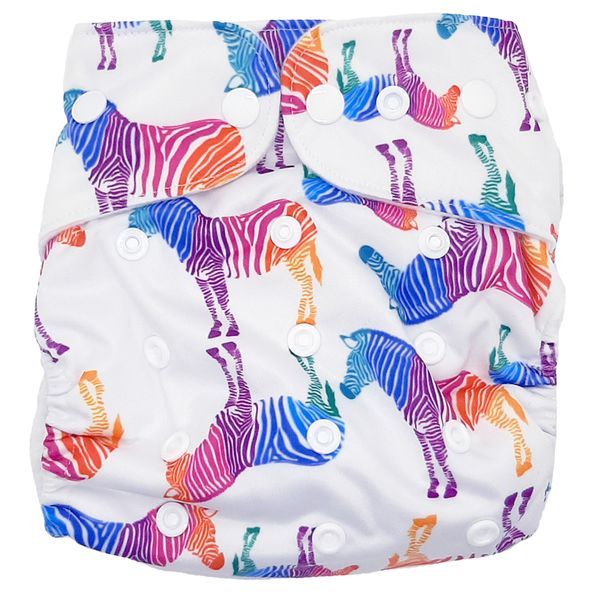 Cloth Nappy (Bamboo) - Zebra