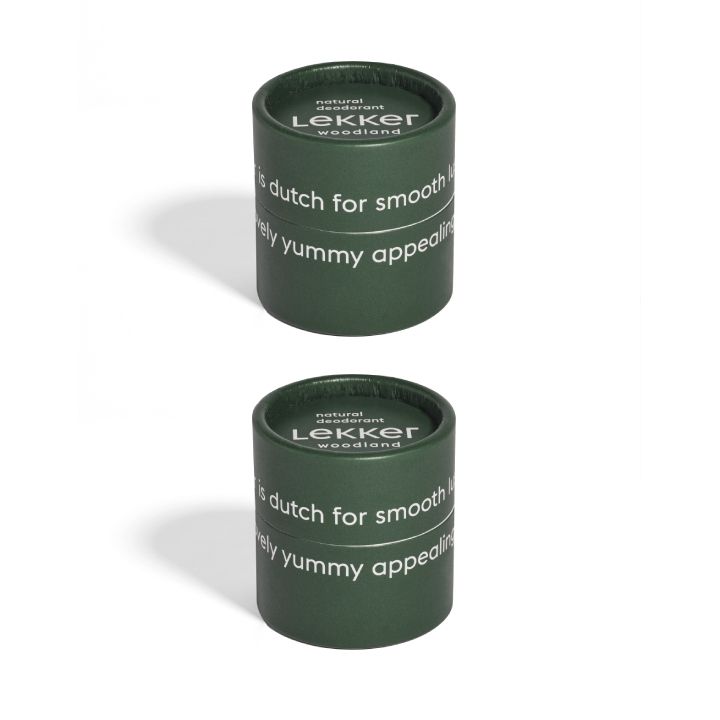 CLEAENO DEODORANT CREAM 5本セット The Lekker Company - Natural Deodorant - Deo Cream - Woodland