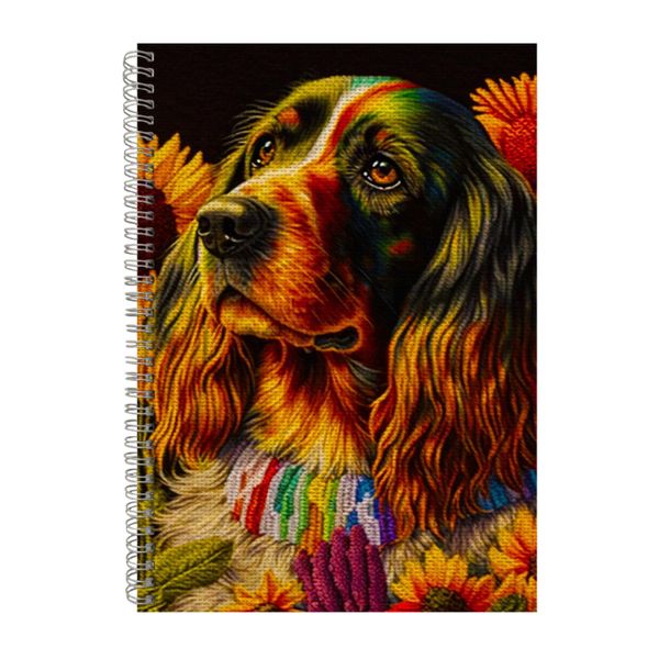 Embroidered ENGLISH COCKER SPANIEL Notebook Gift Idea A4 Notepad Pad 99