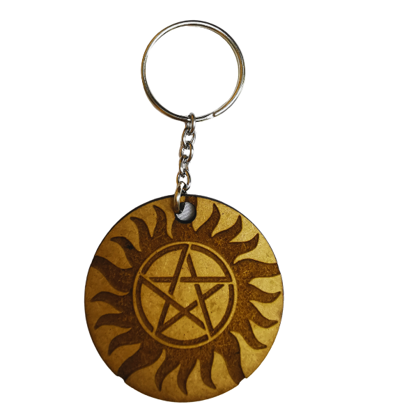 Supernatural Anti possession sign Themed Keyring
