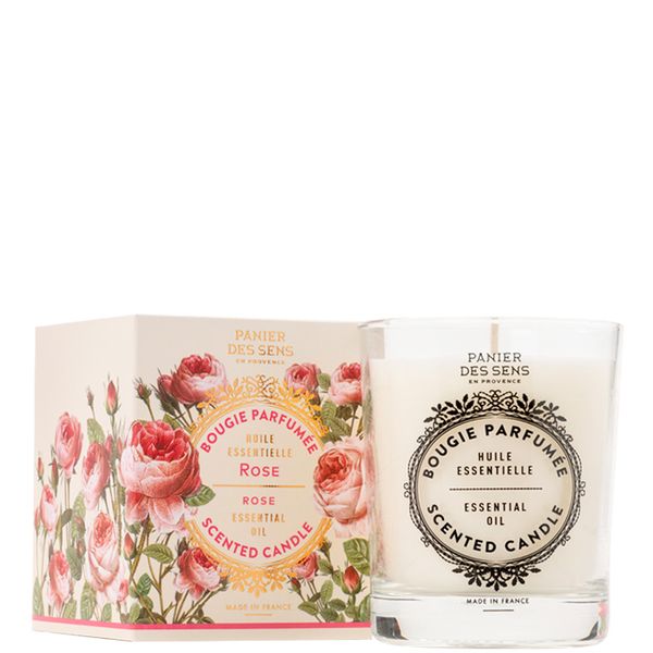 Panier des Sens - Rejuvenating Rose Scented Candle - 180g