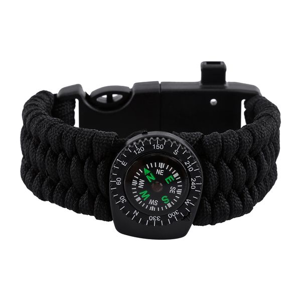 Survival Bracelet with Quick Release Buckle, 6-in-1 Kit