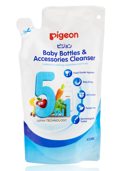 Pigeon Baby Bottles &amp; Accessories Liquid Cleanser Refill 450ml
