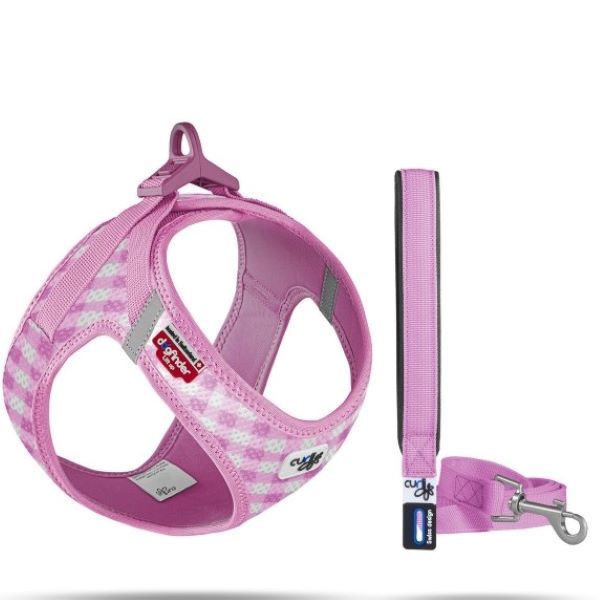 Vest Harness Curli Clasp Air-Mesh &amp; Leash