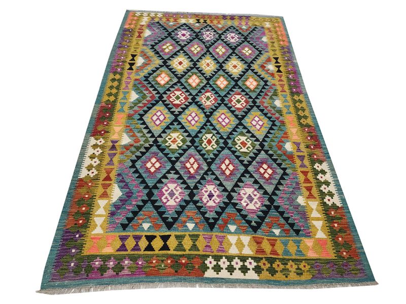 Fine Handmade maimana kilim 292 x 204 cm