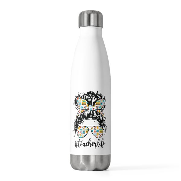 Teacher Life 20oz Insulated Stainless Steel Water Bottle