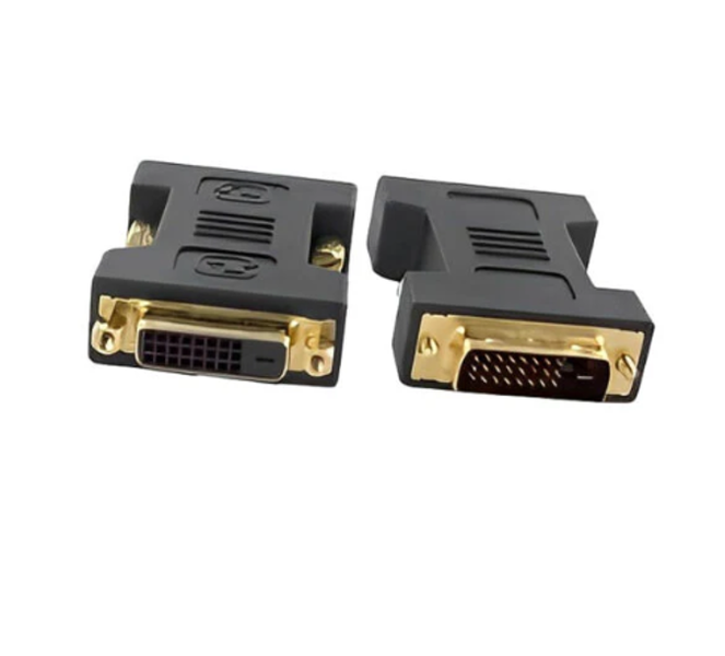 DLTech DVI-D Male 24+1 PIN To DVI-D Female 24+1 PIN Adapter