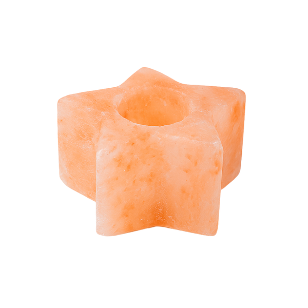 Himalayan Rock Salt Star Shaped Candle Holder | AW