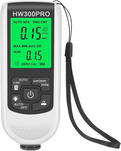 Digital Meter Probe Zero Calibration Digital Display, Paint Thickness Gauge