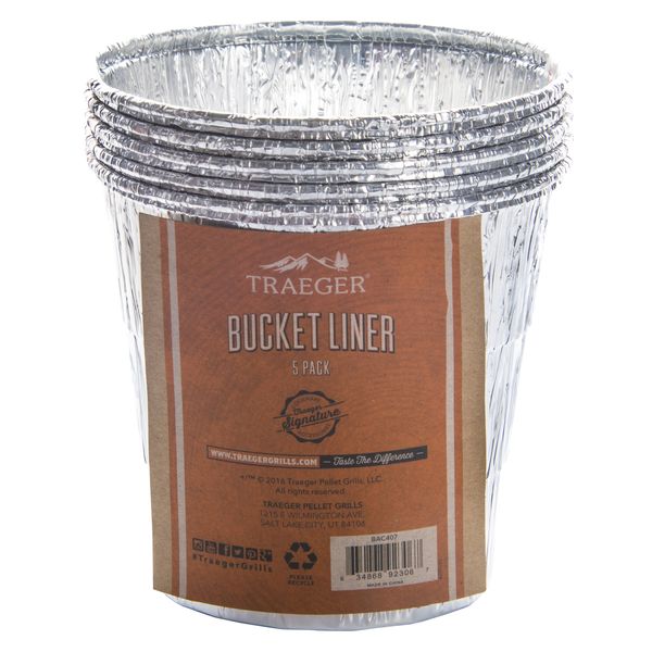 Traeger Grease Bucket Liners (5 - Pack)