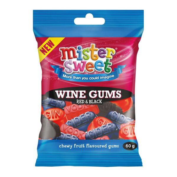 Mister Sweet Mini Wine Gums - 24 x 60g