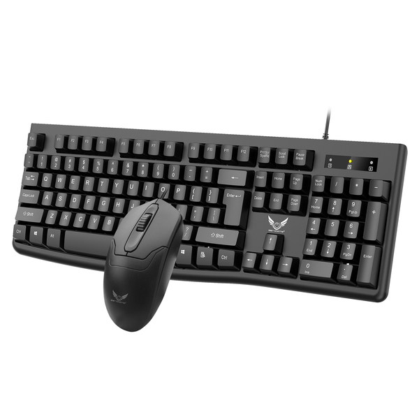 Business Office Wired Mouse and Keyboard Set - LD827