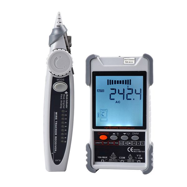 ET618 Rechargeable 2-in-1 Cable Tracer &amp; Multimeter