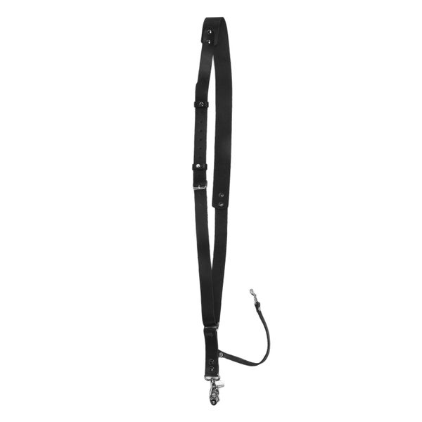 Camera Shoulder Strap Leather Vintage Black