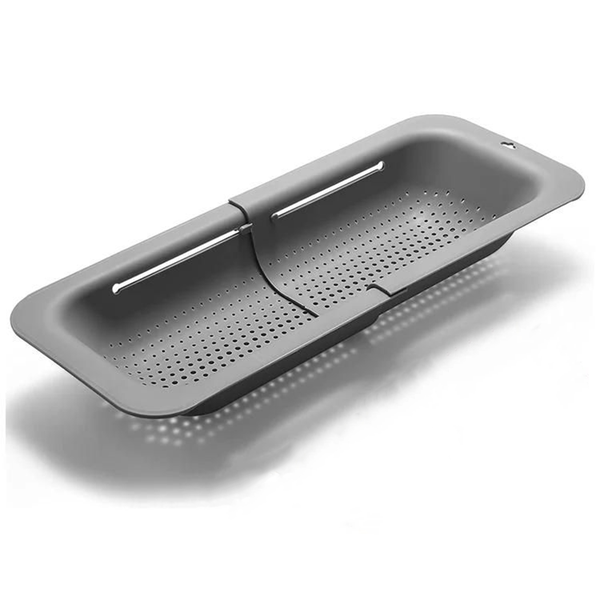 Kitchen Strainer Basket Over the Sink Strain Extendable Draining Rack