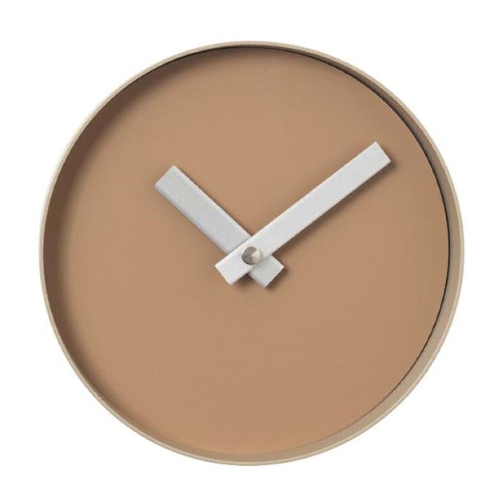 Blomus Wall Clock Indian Tan and Nomad Colours Small RIM Shop