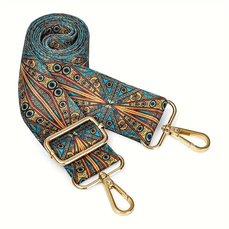 Bohemian Ethnic Style Shoulder Strap - Peacock Feather Design