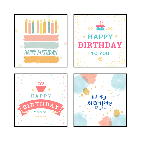 Mini Birthday Cards