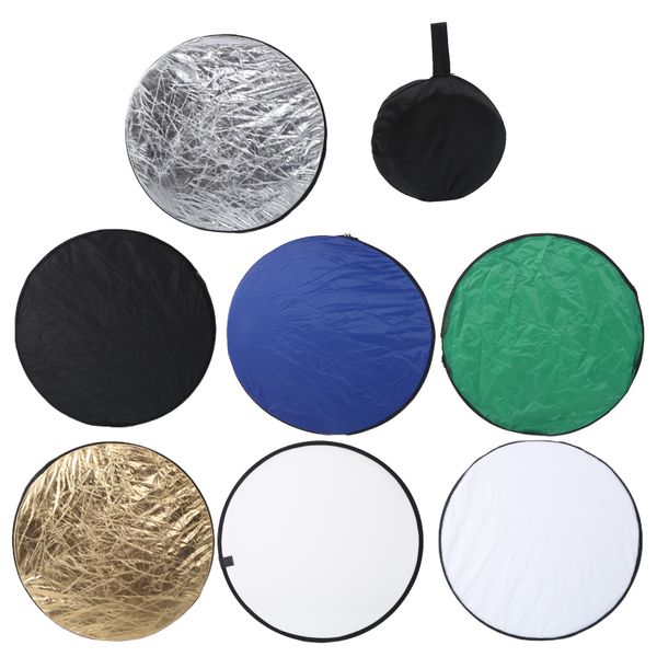 80cm 7-in-1 Collapsible Photo Studio Reflector