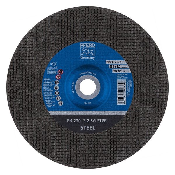 Bulk Pack x 3 Bulk Pack 2 x Pferd SG Dome Steel Cutting Disc - 230mm x 22.23mm