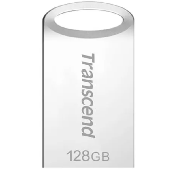 Transcend JetFlash 710 128GB USB Flash Drive - Silver USB Stick 128GB