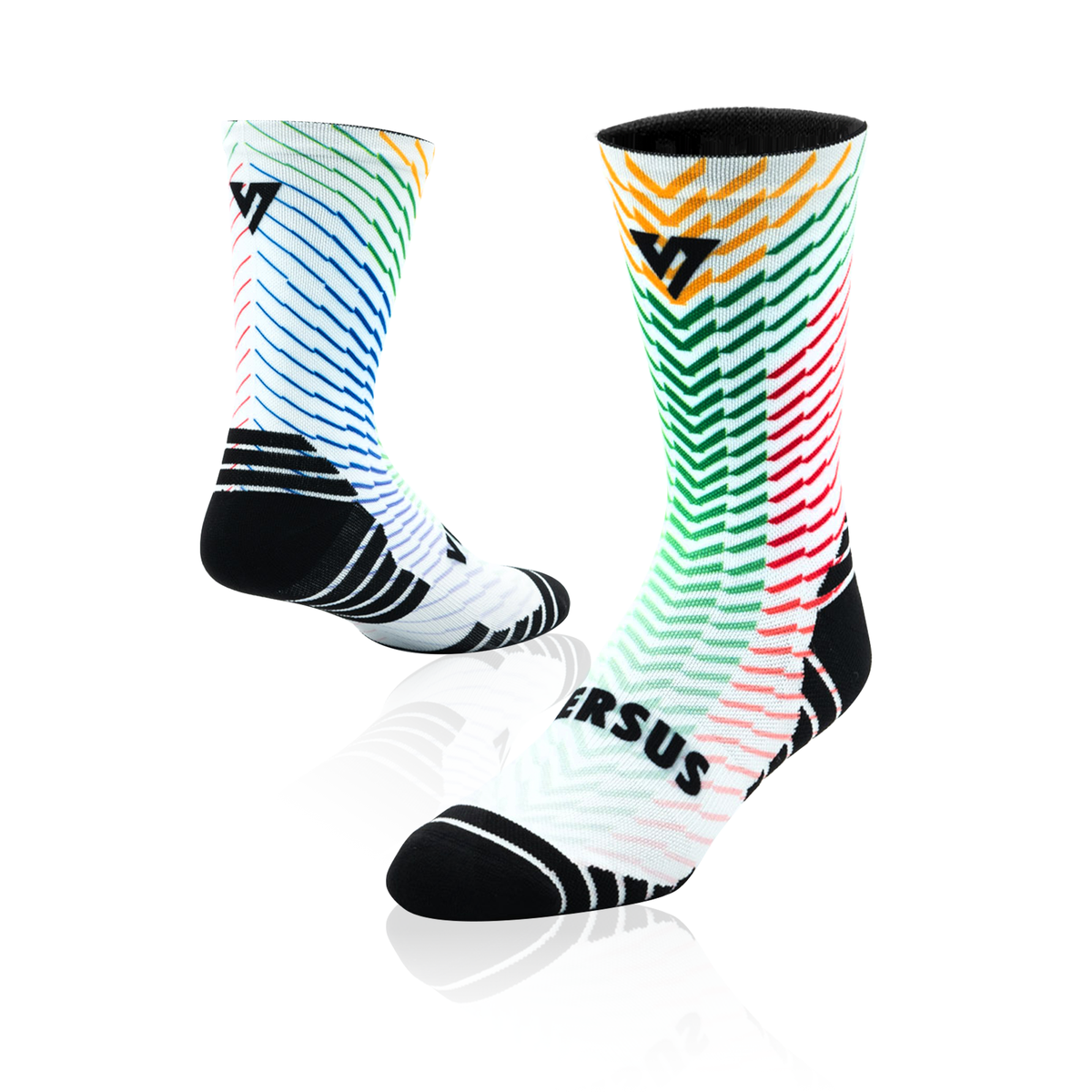 Versus South African Stripes Active Crew Socks Shop Today Get It 