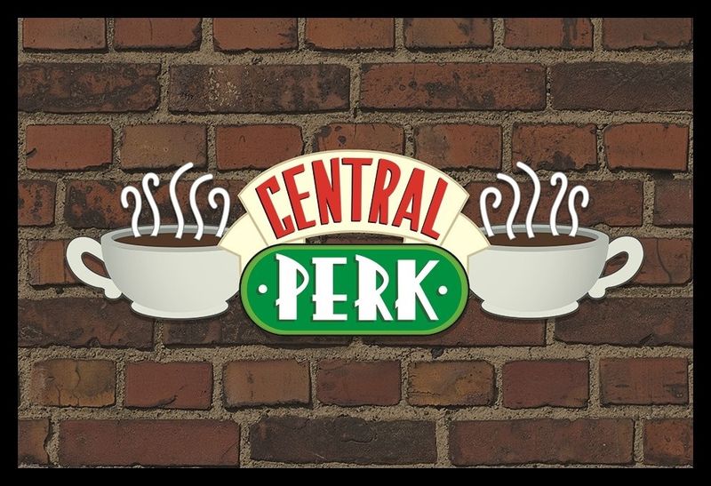 Friends - Central Perk Brick Poster with Black Frame