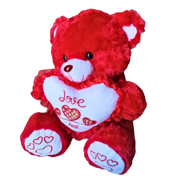 Red Valentine's Day Giant Teddy Bear