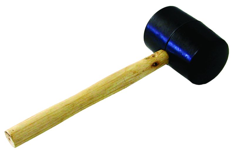 900g Rubber Mallet with Wooden Handle