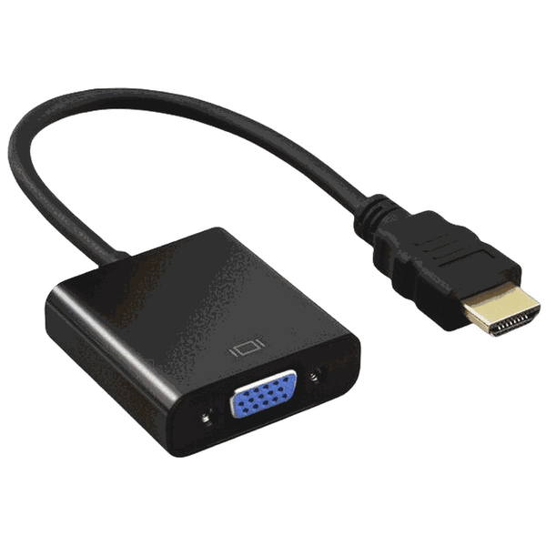HDMI to VGA Adapter Compatible with PC Laptop Monitor Projector 1080P