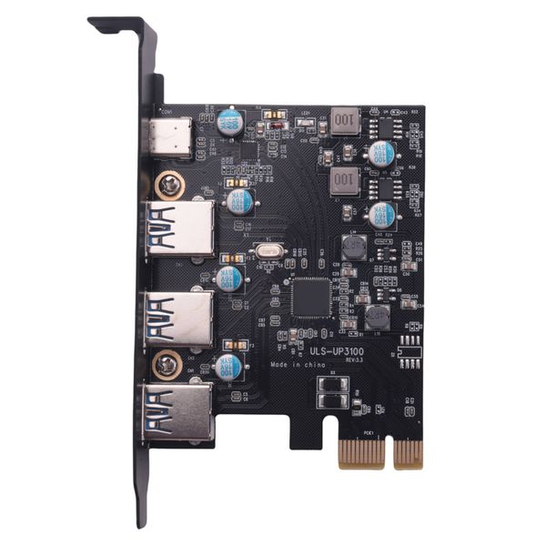 Pci-E To Usb3.0+Type C Expansion Card (Pcie Card)3 Ports