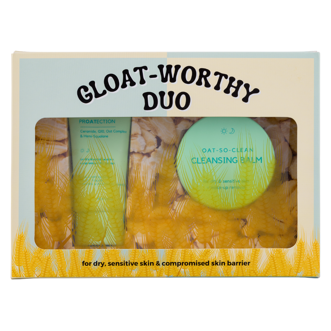 Skincare Set Oat Cleansing Balm & Ceramide Moisturiser Buy Online in