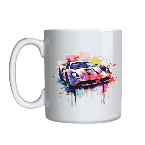 Sports Car 14 Lover Coffee Mug for Men Trendy Graphic Cup Design Present020