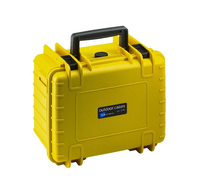 B&amp;W Intl. Outdoor Case 2000 With Foam - Yellow