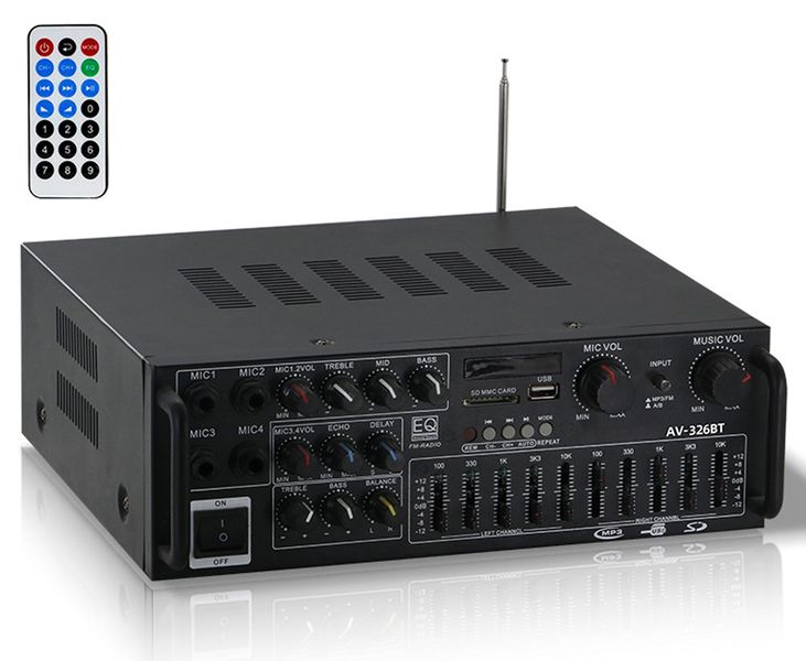 2000W Peak Stereo Stereo HiFi Power Amplifier Home Audio Amplifier System