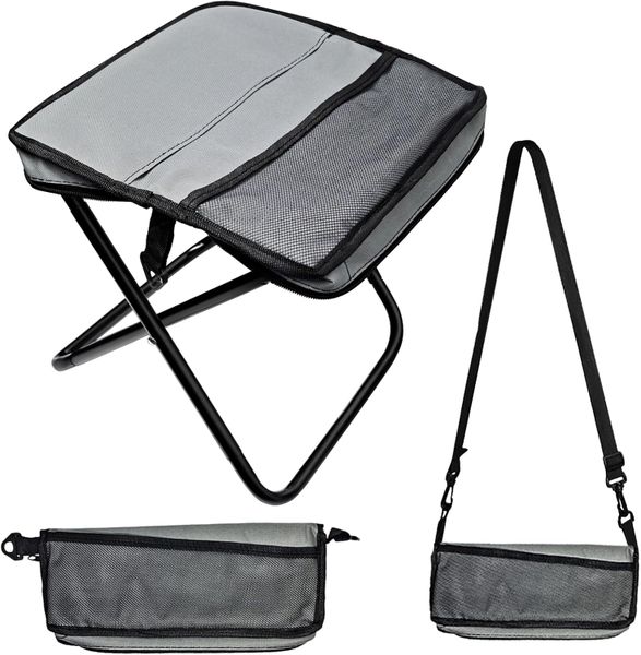 Small Folding Stool Mini Portable Outdoor Camping Chair Foldable Hiking