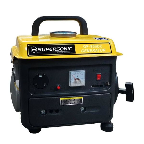 Supersonic Petrol &amp; Oil Generator 2 Stroke for Load-Shedding - 950DC